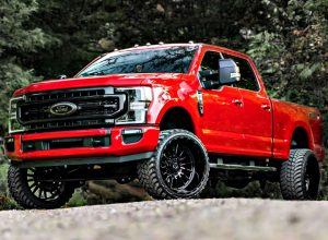 Custom Ford 350 Superduty on Huge TIS 557b