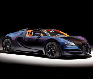 Bugatti Veyron Grand Sport Vitesse official exterior hero view