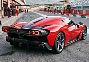 Ferrari Hypercar Active Aerodynamic Movable Taillight
