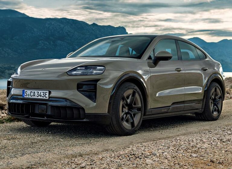 Porsche Cayenne Electric official exterior hero view