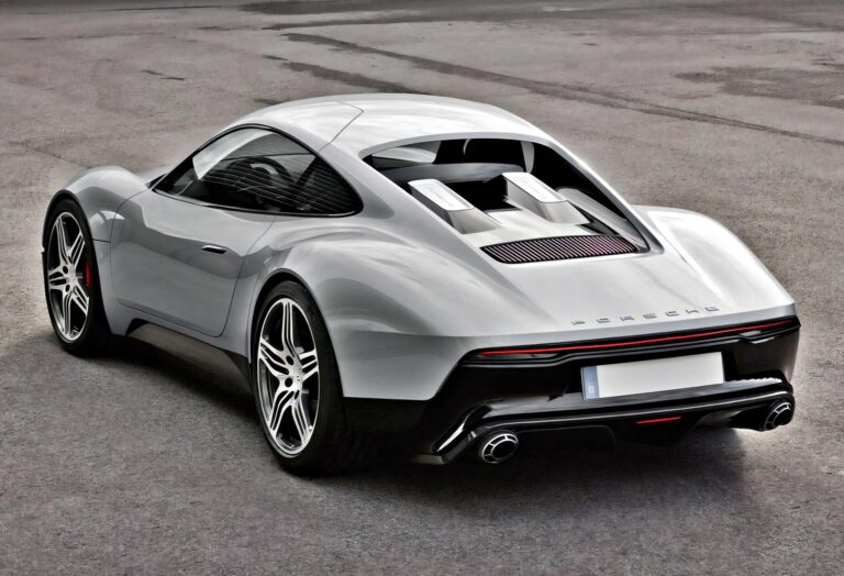 Porsche Flat-Eight Supercar official exterior hero view