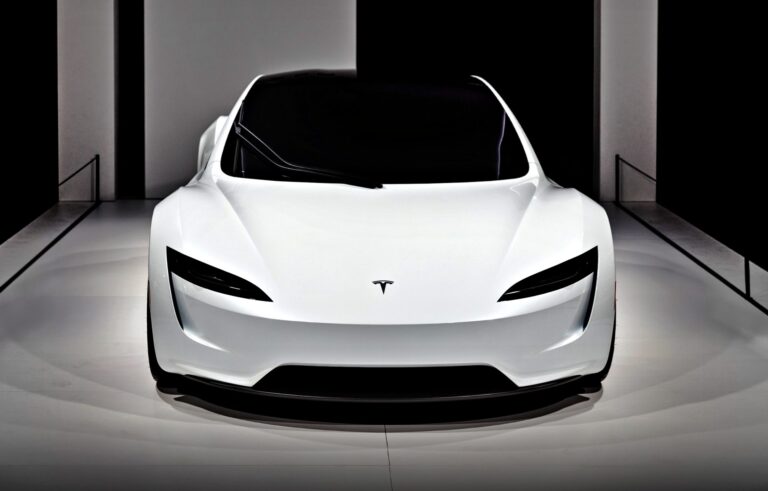 Tesla Roadster official exterior hero view