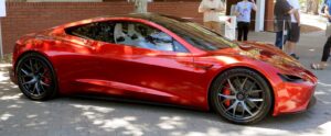 Tesla Roadster official exterior hero view