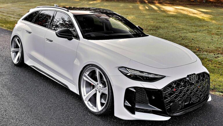 AUTOID Audi RS5 Avant Gets Aggressive Stance and 22-Inch Forged Wheels official exterior hero view