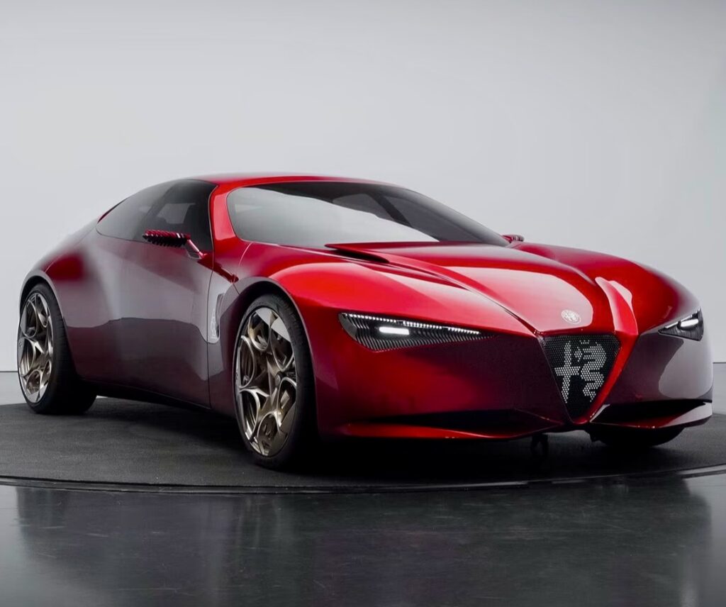 Alfa Romeo Cuorerosso Concept official exterior hero view
