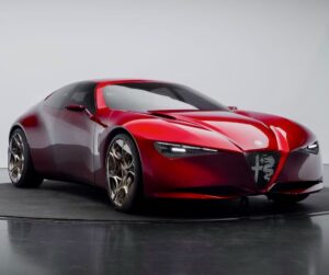 Alfa Romeo Cuorerosso Concept official exterior hero view