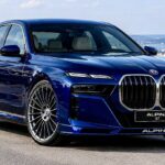 Alpina B7 7-Series Spied Wearing Amber Daytime Lights And Three-Slat Grilles official exterior hero view
