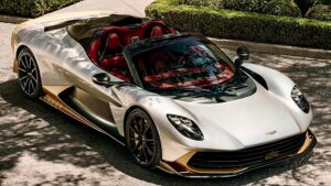 Aston Martin Valhalla Spider official exterior hero view