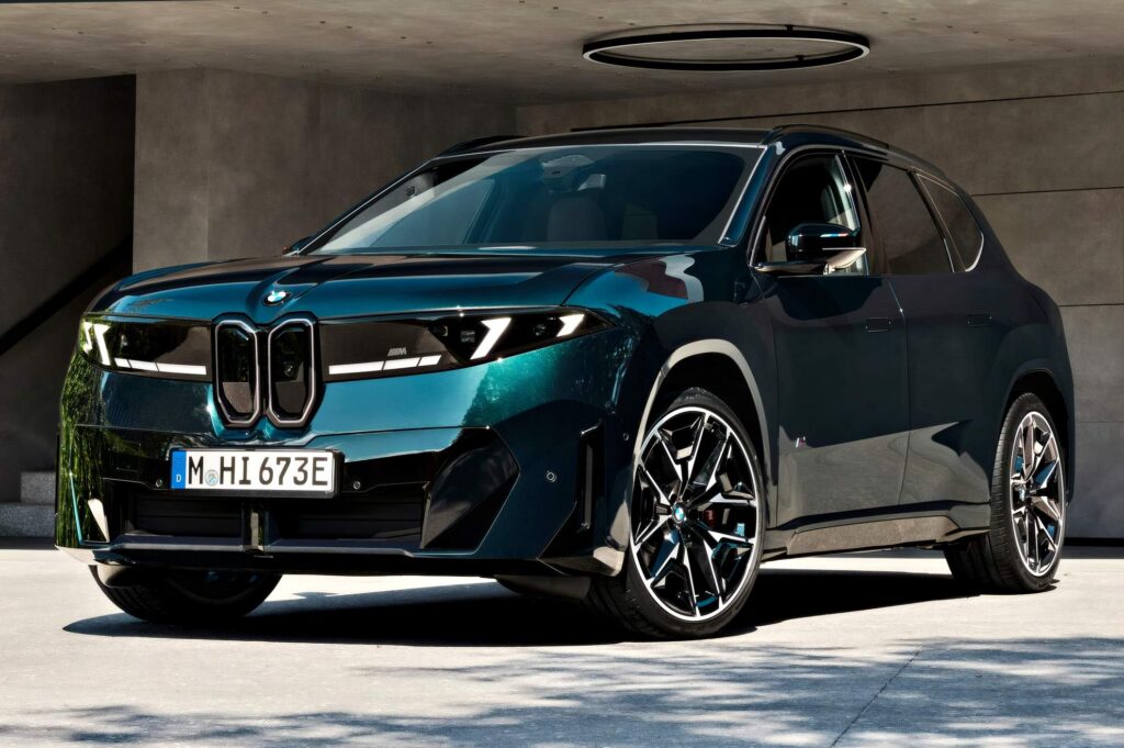 BMW iX3 M60 official exterior hero view
