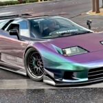 Bugatti EB110 Makes Rare Appearance as Radical Wide Body Creation at Las Vegas Concours official exterior hero view
