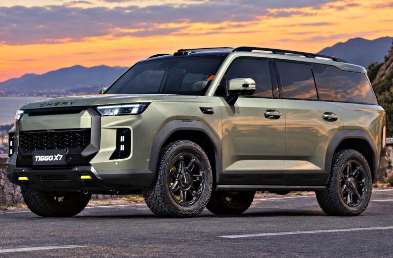 Chery Tiggo X7 official exterior hero view