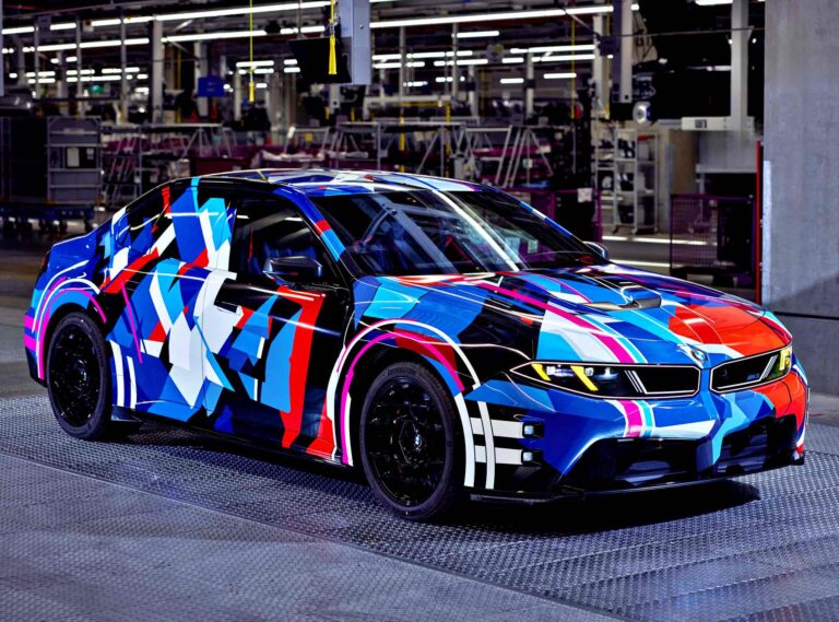 Electric BMW M3 official exterior hero view