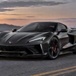 Electric Chevrolet Corvette official exterior hero view