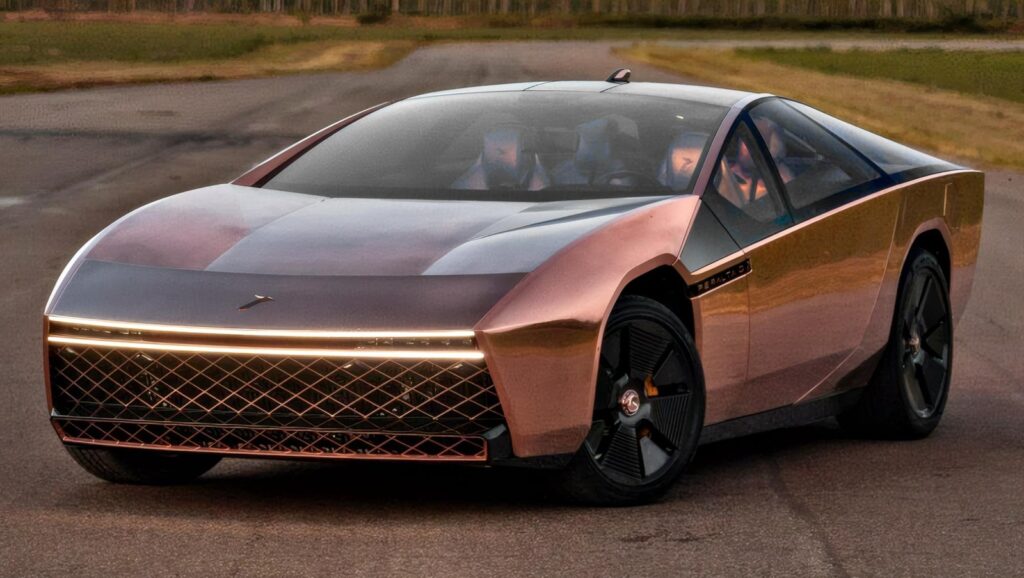 Giugiaro Maserati Concept Wraps GranTurismo Bones In Hand Hammered Copper official exterior hero view