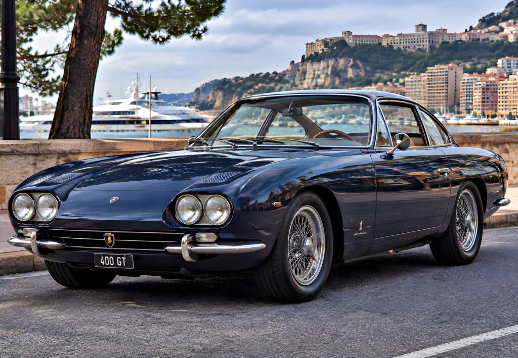 Lamborghini 400 GT official exterior hero view