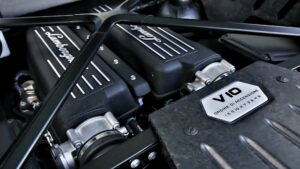 Lamborghini V10 Engine official exterior hero view