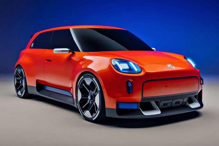 MG Electric Car official exterior hero view