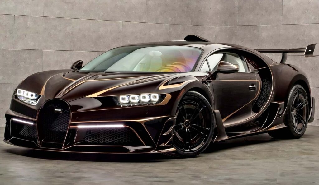 Mansory Bugatti Chiron Vivere official exterior hero view