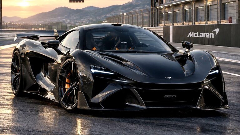 McLaren 820 successor Hints at 809bhp and a Ferrari-Rivaling Punch official exterior hero view