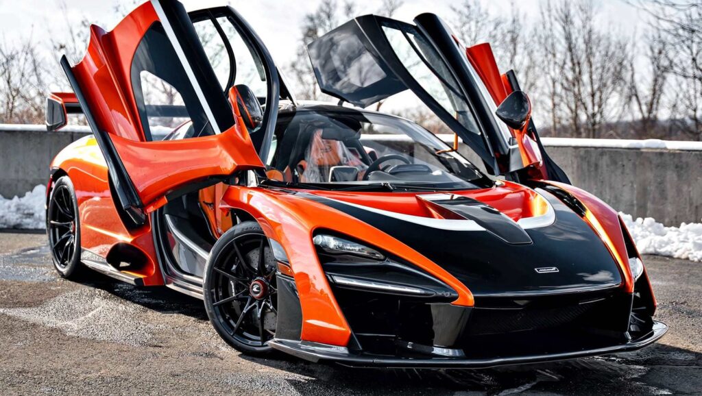 McLaren Senna Auction official exterior hero view