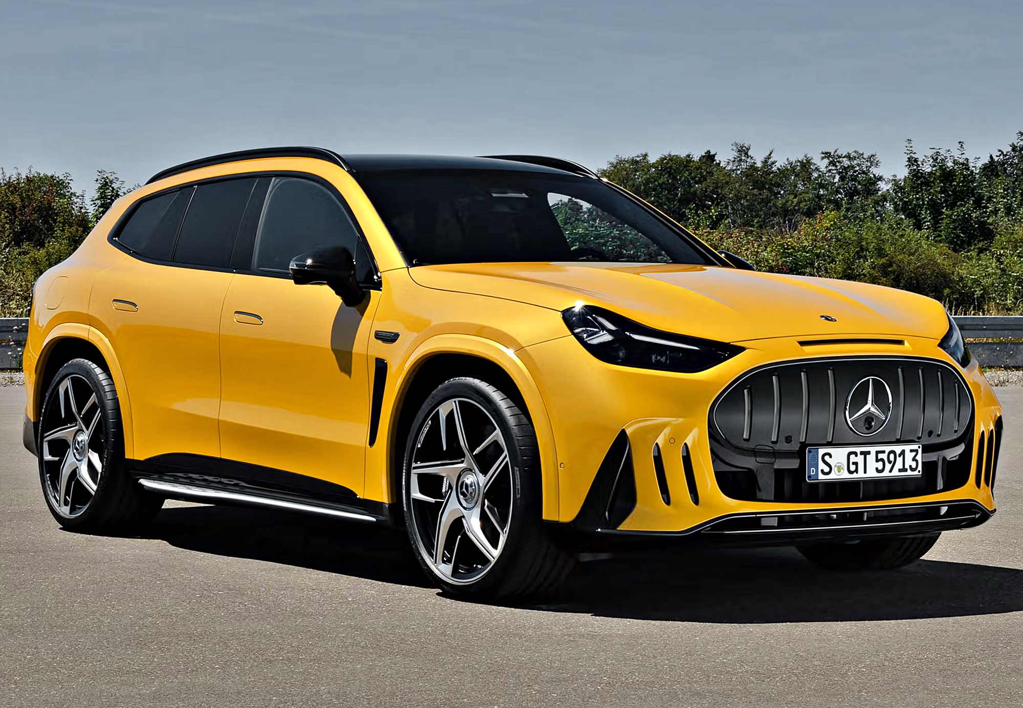 Mercedes-AMG GT SUV official exterior hero view