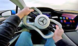 Mercedes steering wheel official exterior hero view