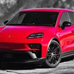Porsche Macan 2028 official exterior hero view