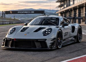 Porsche Mission S official exterior hero view