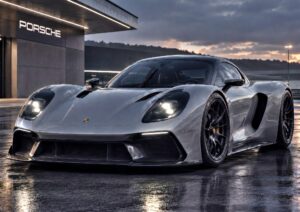 Porsche Mission S official exterior hero view