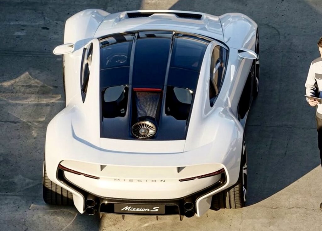 Porsche Mission S official exterior hero view