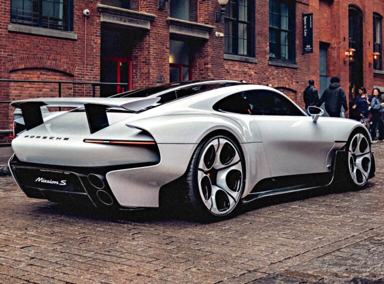 Porsche Mission S official exterior hero view