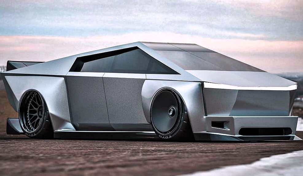 Tesla CyberTruck on Steroids Designed by Timothy Adry Emmanuel, CRAZY