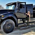 500000-Full-Black-Monster-Pickup-Truck-With-6-Doors