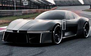 Full-black-hyper-car