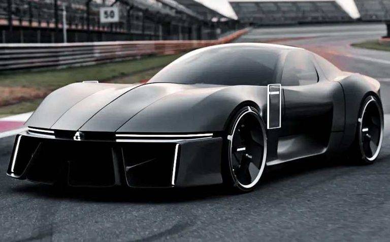 Full-black-hyper-car