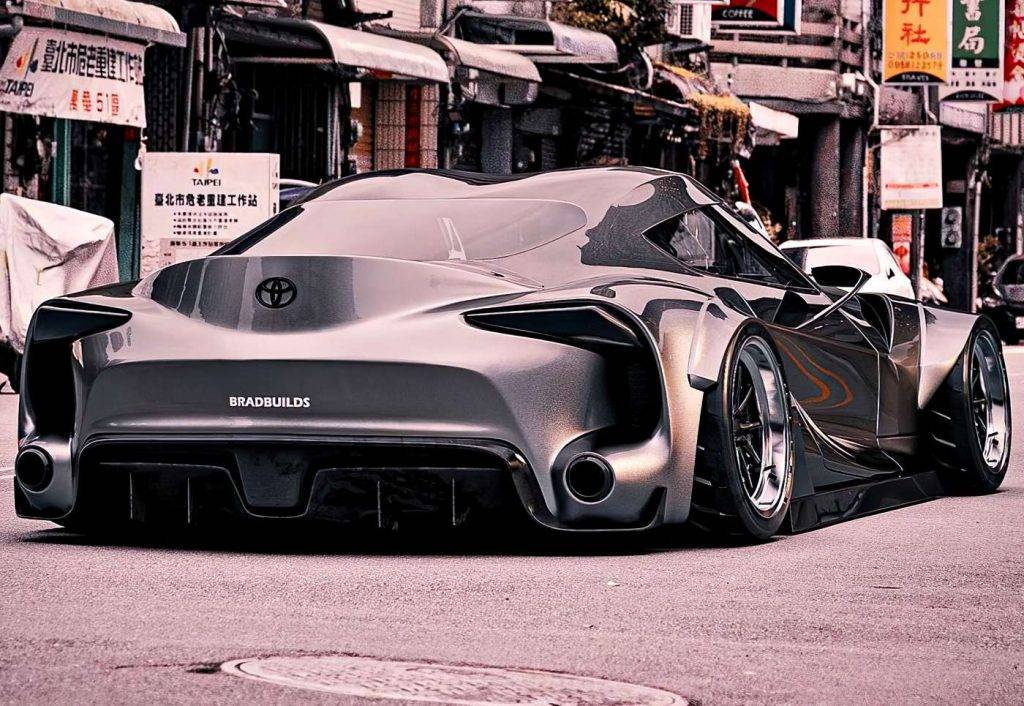 Slammed Toyota FT-1, Supra, Slammed Supra