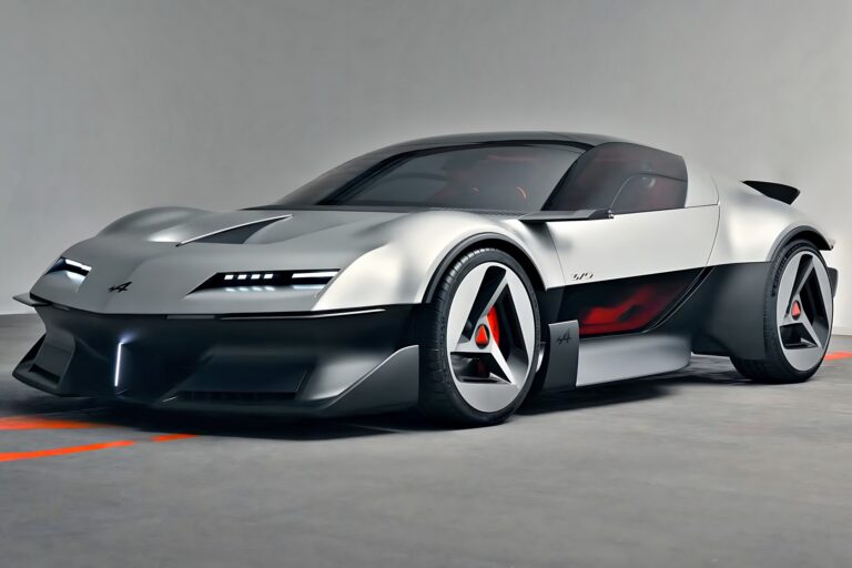 Alpine A310 Vision official exterior hero view