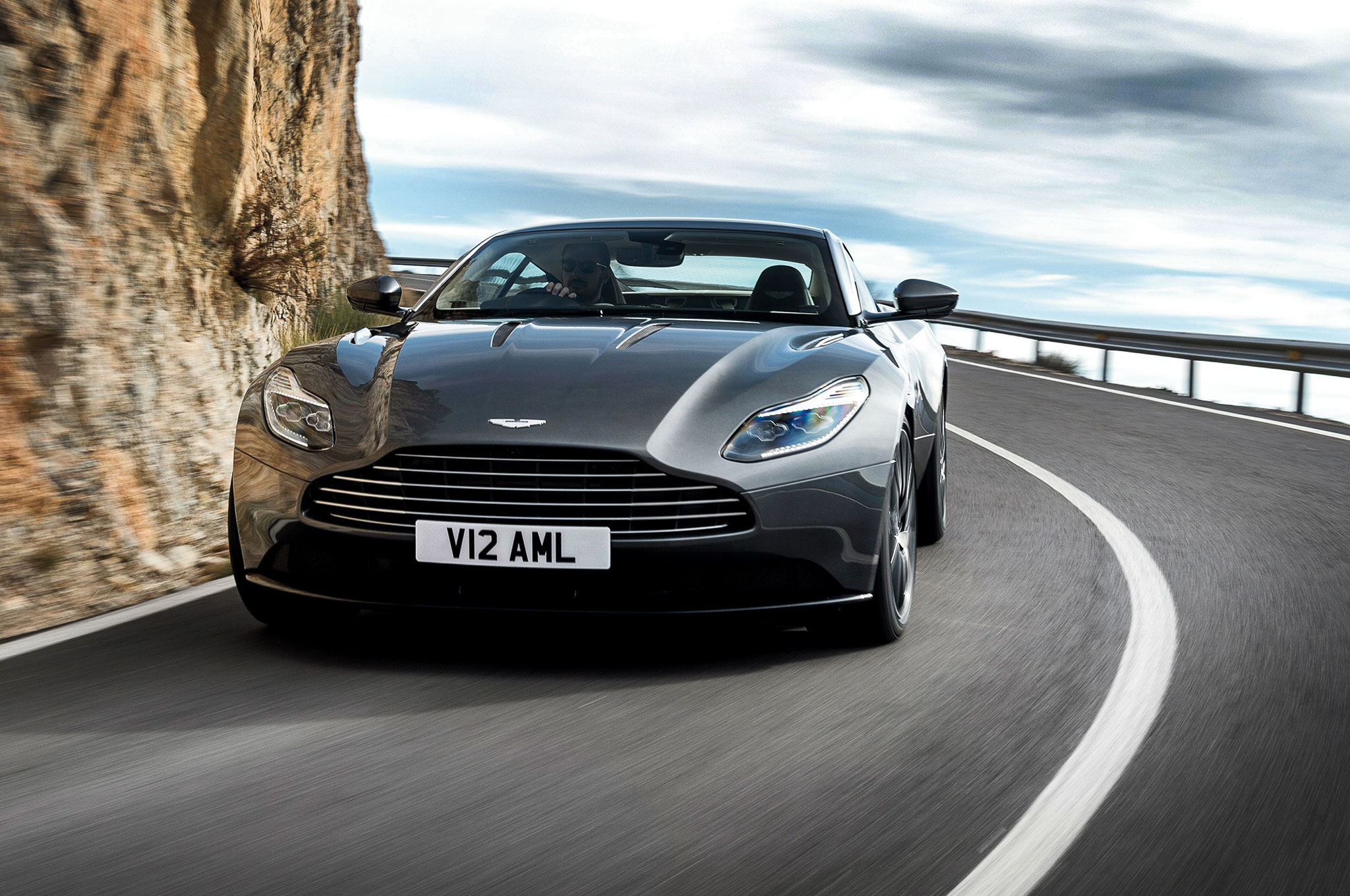 Aston-Martin-DB11-front-three-quarter-in-motion