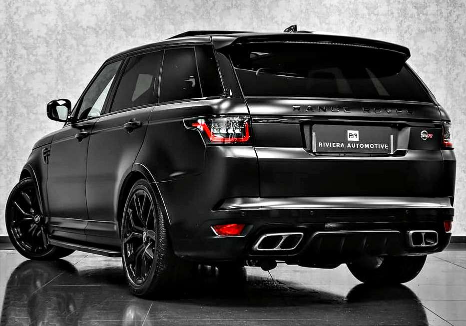 2021 Black Satin Matt Finish Range Rover SVR