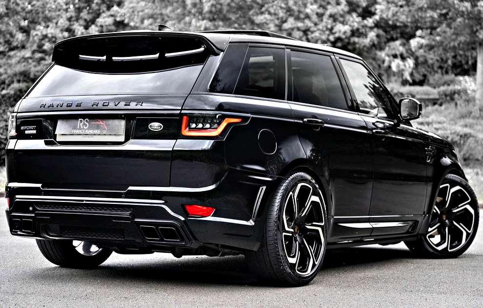2022 Black Range Rover Sport on Barugzai Wheels