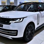 2022 Full White Range Rover HSE on Black Wheels