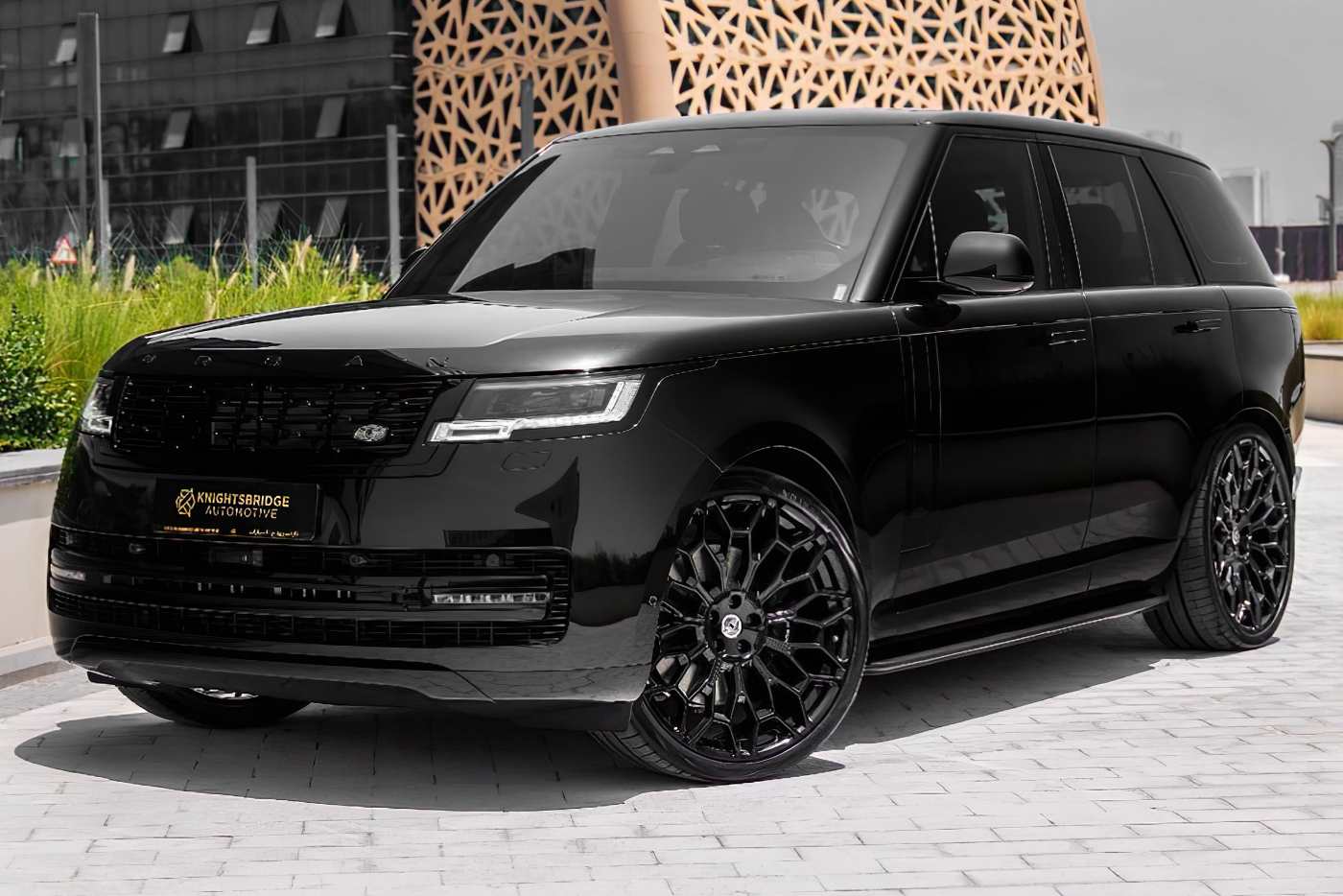 2023 Full Black Range Rover Vogue HSE Sitting On Urban Wheels Range 2023 Full Black Range Rover Vogue HSE Sitting On Urban Wheels Range