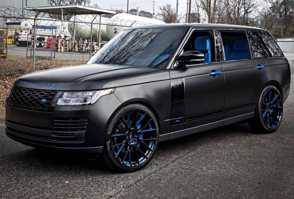 Satin Black Range Rover Supercharged